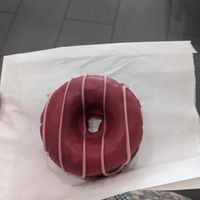 Lemon donut with blueberry glaze at Cartel Coffee Lab - Downtown Phoenix in Phoenix