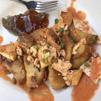 Tofu Hash - AMAZING! at Green Goddess in New Orleans