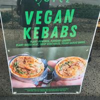 Vegan kebabs at Portz Kebab & Grill in Ocean Grove