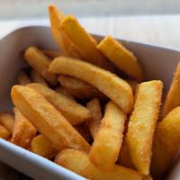 The chips punched well above their weight: crunchy, flavoursome, and very moreish. Yum! at Portz Kebab & Grill in Ocean Grove