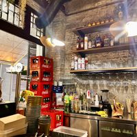 Well stocked bar  at Kimchibowl  in Malaga