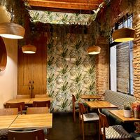 Indoor and outdoor seating  at Kimchibowl  in Malaga