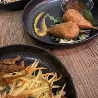 Vegan Chicken wings and mango salad   at GAO Vegan in Leipzig