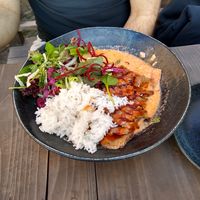 long live the duck at GAO Vegan in Leipzig