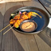 Satay at GAO Vegan in Leipzig