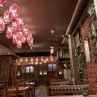 Inside the restaurant  at GAO Vegan in Leipzig