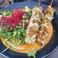Seitan mit Hähnchengeschmack in Currysauce at GAO Vegan in Leipzig