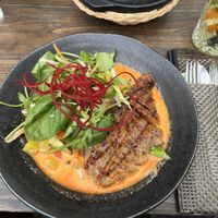 Seitan mock duck with curry   at GAO Vegan in Leipzig