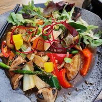 Nr. 40 Scharfer Seitan at GAO Vegan in Leipzig