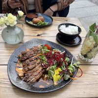 Vegan Duck with vegetables and tamarind sauce  at GAO Vegan in Leipzig