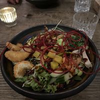 Bowl mit veganen Scampi😄 at GAO Vegan in Leipzig