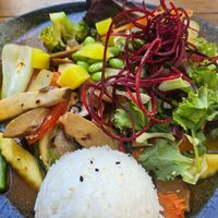 Scharfer Seitan at GAO Vegan in Leipzig
