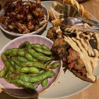 Veggie sampler  at Moku Bar + Grill in Cairns