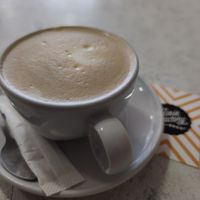 Latte with soy milk.  at Josie Factory in Bayonne