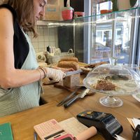 Gluten free bread  at Noon Good Food in Urla