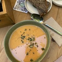 Vegan soups are prepared daily  at Noon Good Food in Urla