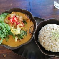 Red Thai Curry (vegan) at Nora's Deli - Sielwall in Bremen