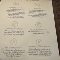 Unternehmenswerte  at Nora's Deli - Sielwall in Bremen