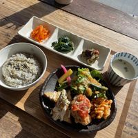 Vegetable plate  at Magokoro in Kamakura