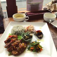 Veggie set at Magokoro in Kamakura