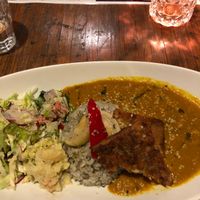 Vegan curry with tempeh at Magokoro in Kamakura