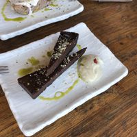 Tofu brownie cake at Magokoro in Kamakura