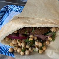 Falafel Pita at Falafel x Bar in Jacksonville