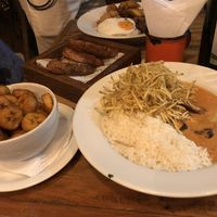 Vegan stroganoff - super tasty!  at Joaquina in Rio De Janeiro