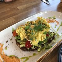 Avocado Toast with added Just Egg😋 at Good Morning in Las Vegas