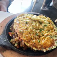 Vegan corned beef hash  at Good Morning in Las Vegas