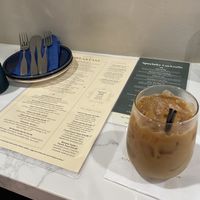 Latte (no extra cost for plant milk)  at Good Morning in Las Vegas