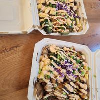 Hippie plates at Hippie Hibachi in Atlanta