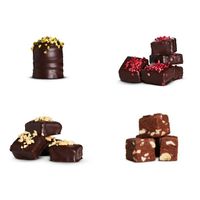 Vegan flødeboller, fudges, marsmallow, g-tærte at Glean in Copenhagen