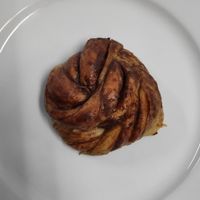 Delicious pastry with cinnamon at Glean in Copenhagen