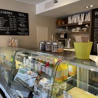 Juices, treats & coffee at Whitebark Cafe in Banff