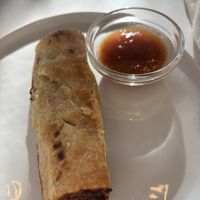 Quinoa sausage roll with tomato saucee  at Whitebark Cafe in Banff