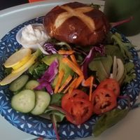 Fresh small side salad at Juicy's Wellness Cafe in Cookeville