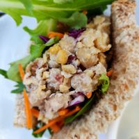 Cranberry chickpea salad 😋 at Juicy's Wellness Cafe in Cookeville