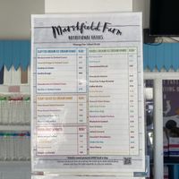 Nutritional information   at Lulworth Estate Ice Cream Parlour in Wareham