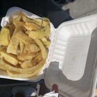 Chips at Neptune Fish Restaurant in Seahouses
