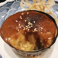 Caramelised miso aubergine  at Kakehashi in Nuremberg