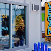 Exterior signage of Guerilla Bizkits at Guerilla Bizkits in Nashville