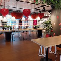 Indoor seating at Rice Up - The Circle in Kloten