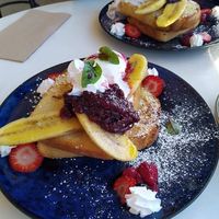 Vegan french toast 😍 at Eighty/twenty in Belconnen
