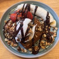 Loaded banana bread (from the kids menu)  at Eighty/twenty in Belconnen