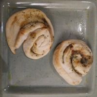 Onion breads at Panadería y Pastelería Pan & Paz - Maybe closed in Vina Del Mar