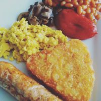 Vegan cooked breakfast at Cafe Tengo in St Austell
