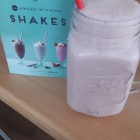 Delicious vegan shake at Cafe Tengo in St Austell