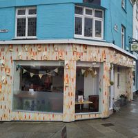 Very interesting exterior at Cafe Tengo in St Austell