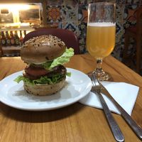 Amazing vegan burgers!  at La Nini Deli in Hangzhou